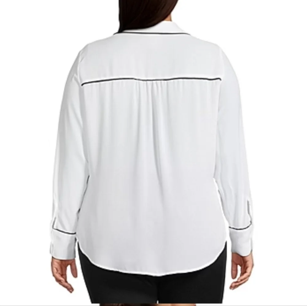 XL NWOT Women's Long Sleeve Blouse - Picture 2 of 5